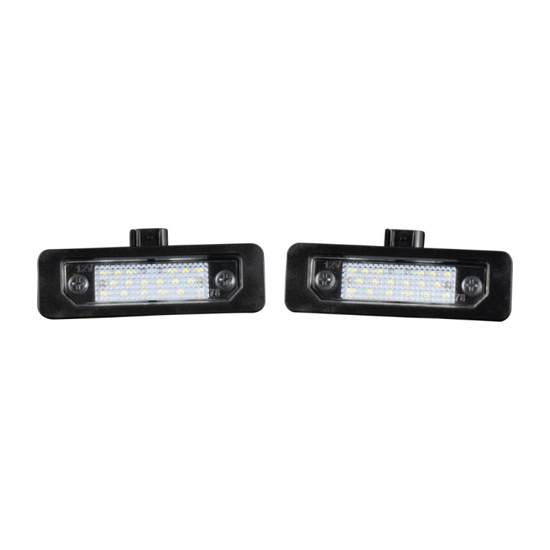 Ford Mustang License Plate Lights - Rear - FORM Lighting - LED - Cool White - 2010 Ford Mustang License Plate Lights - Rear - FORM Lighting - LED - Cool White - 2010